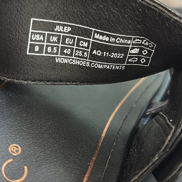 Vionic Julep Sandal Black 9 - Picture 7 of 7